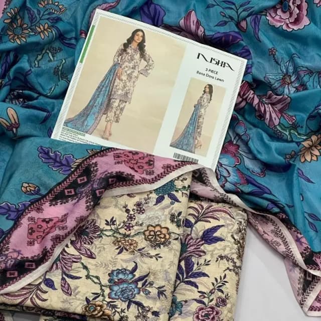 Nishat 100% ORIGANL BANA DORA LAWN