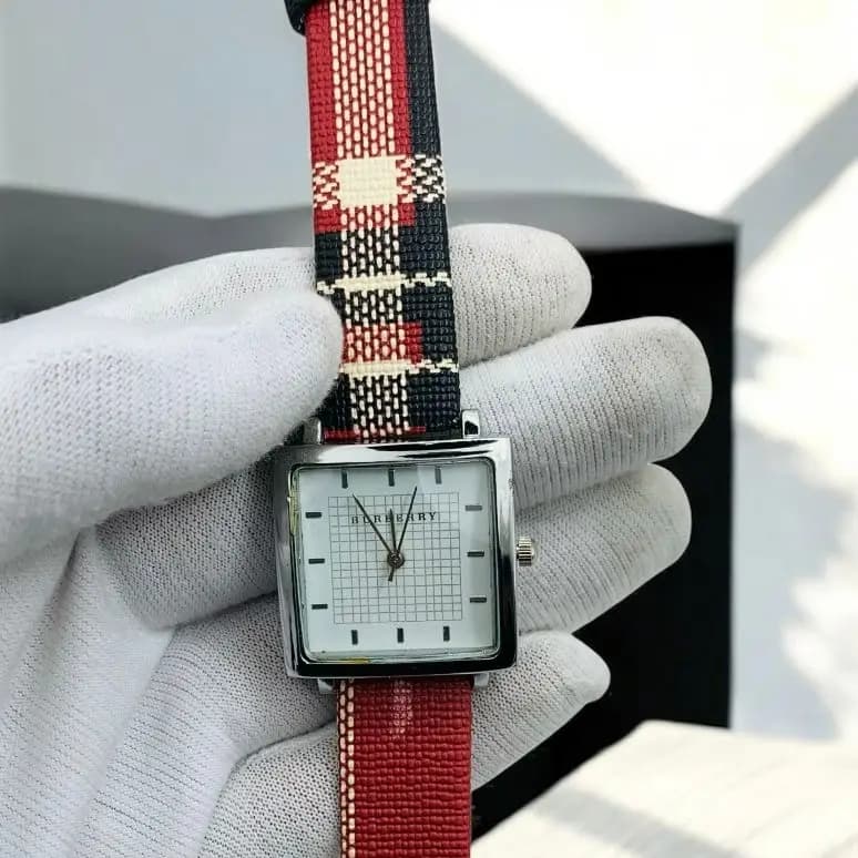 Burberry Leather Strap Ladies Watch