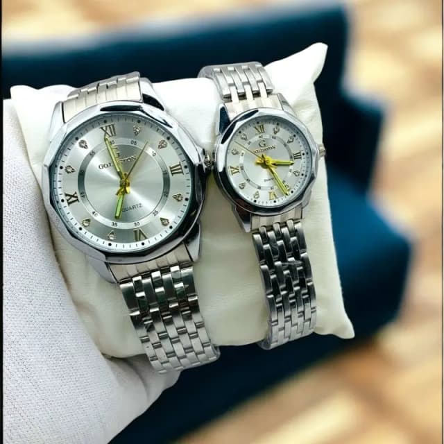 Goldstone His & Hers Classic Quartz Watch Set