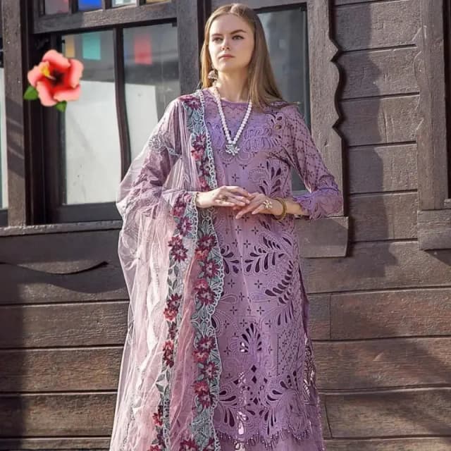 Luxurious Cotton & Khaadi Net
