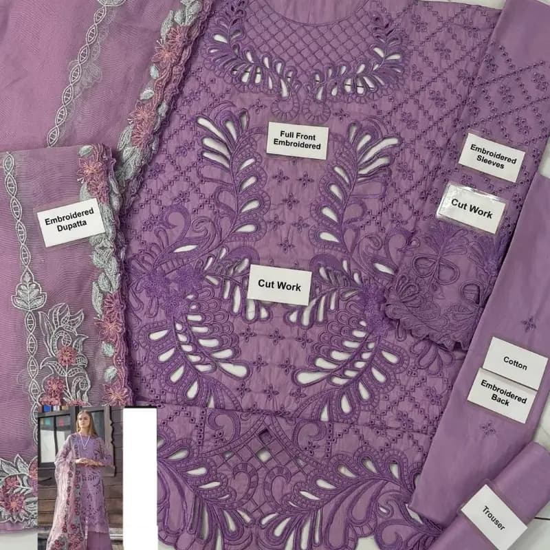 Luxurious Cotton & Khaadi Net